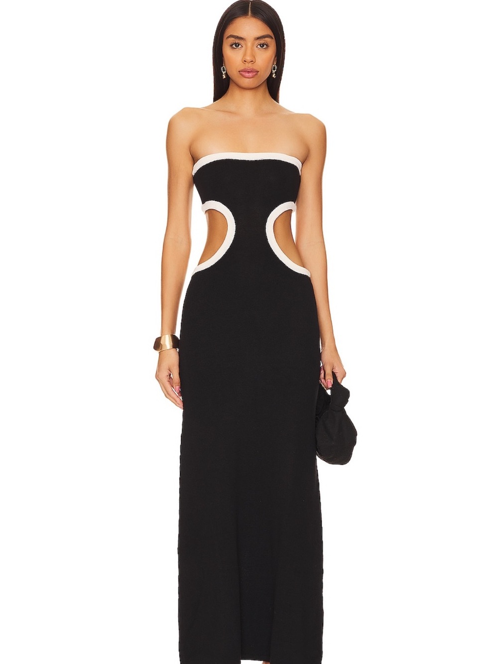 cin cin cutout Sleeveless Maxi Dress